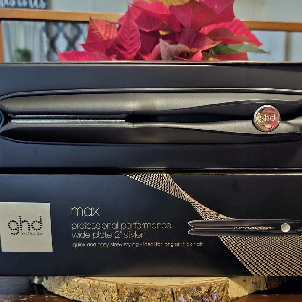GHD Max Professional Performance Styler - Black WIDE PLATE 2"